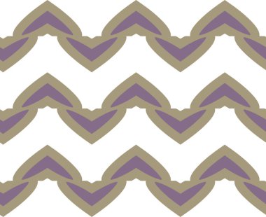 geometrik süsleme biçiminde kusursuz vektör deseni