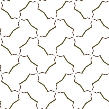 Kusursuz Vektör Deseni. Geometrik Süsleme Biçiminde Arkaplan DokusuName.
