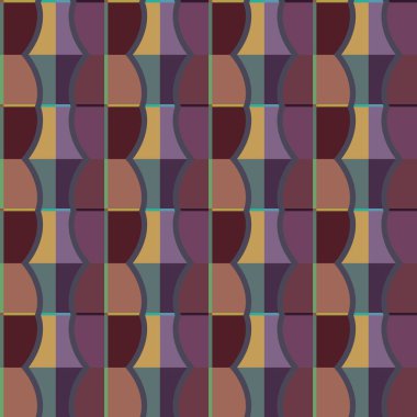 Dikişsiz geometrik süs vektör deseni. Soyut arka plan