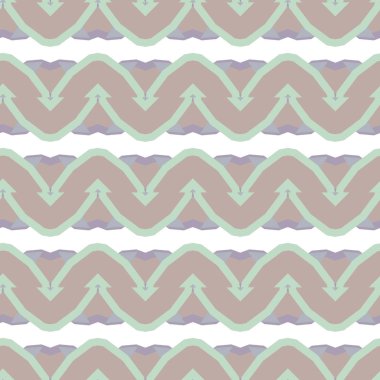 Geometrik süslemeli vektör deseni. Kusursuz tasarım dokusu.