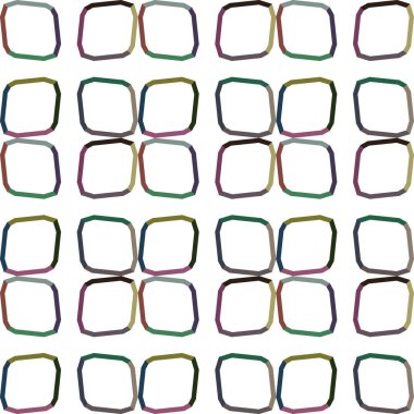 geometrik süsleme biçiminde kusursuz vektör deseni