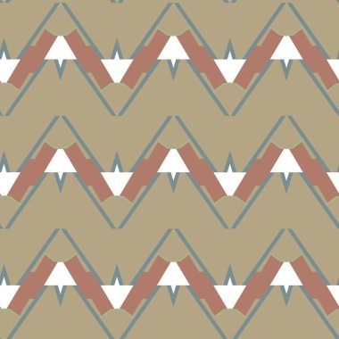 Geometrik süslemeli vektör deseni. Kusursuz tasarım dokusu.