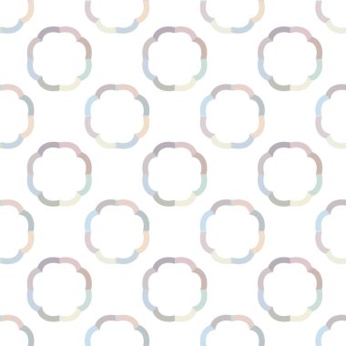 geometrik süsleme biçiminde kusursuz vektör deseni