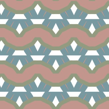 Kusursuz Vektör Deseni. Geometrik Süsleme Biçiminde Arkaplan DokusuName.