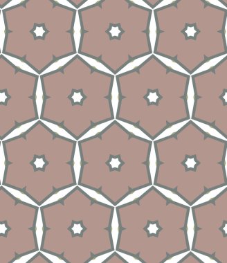 Geometrik süslemeli vektör deseni. Kusursuz tasarım dokusu.
