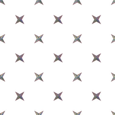 geometrik süsleme biçiminde kusursuz vektör deseni