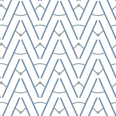 geometrik süsleme biçiminde kusursuz vektör deseni