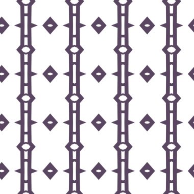 Dikişsiz geometrik süs vektör deseni. Soyut arka plan