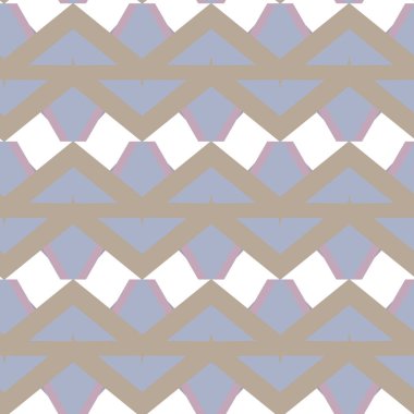 geometrik süsleme biçiminde kusursuz vektör deseni