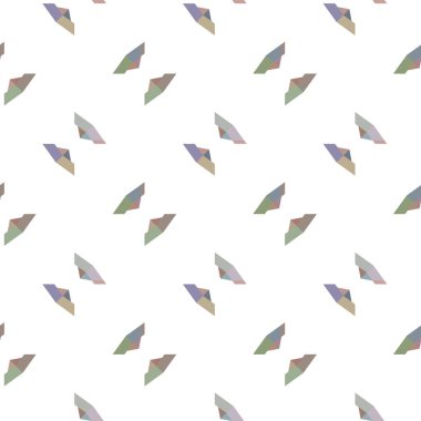 geometrik süsleme biçiminde kusursuz vektör deseni