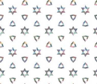 geometrik süsleme biçiminde kusursuz vektör deseni