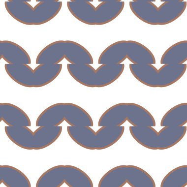 Geometrik süslemeli vektör deseni. Kusursuz tasarım dokusu.