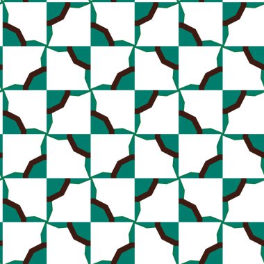 Geometrik süslemeli vektör deseni. Kusursuz tasarım dokusu.