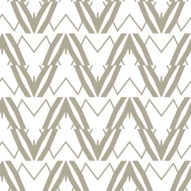 Geometrik süslemeli vektör deseni. Kusursuz tasarım dokusu.