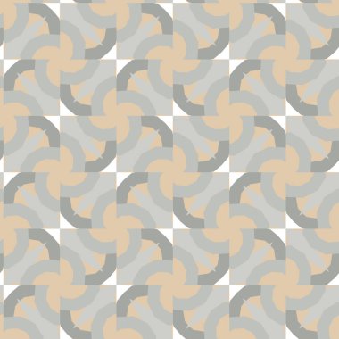 geometrik süsleme biçiminde kusursuz vektör deseni