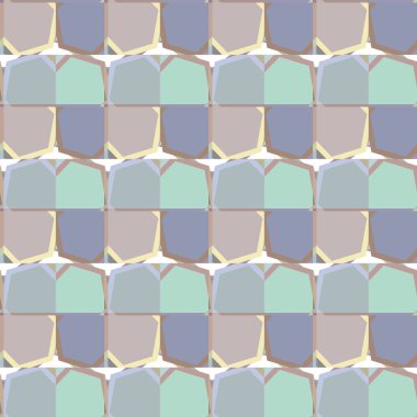 Geometrik süslemeli vektör deseni. Kusursuz tasarım dokusu.