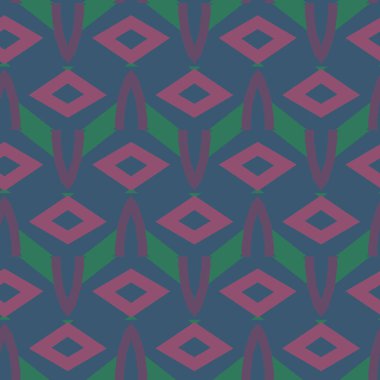 Dikişsiz geometrik süs vektör deseni. Soyut arka plan