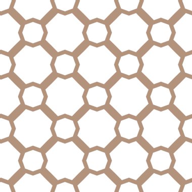 Geometrik süslemeli vektör deseni. Kusursuz tasarım dokusu.