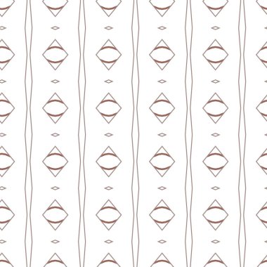 Geometrik süslemeli vektör deseni. Kusursuz tasarım dokusu.