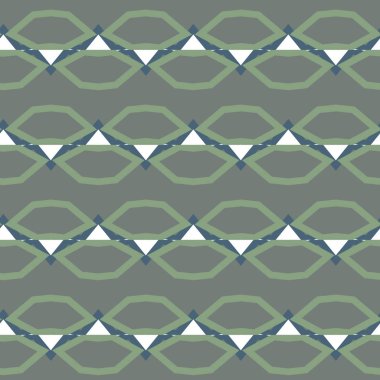 geometrik süsleme biçiminde kusursuz vektör deseni
