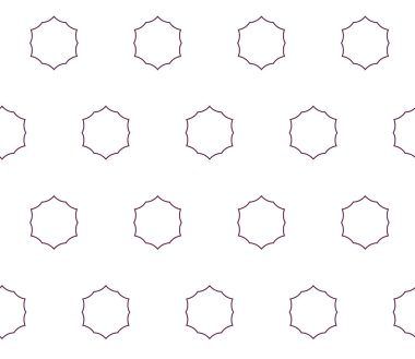 Dikişsiz geometrik süs vektör deseni. Soyut arka plan