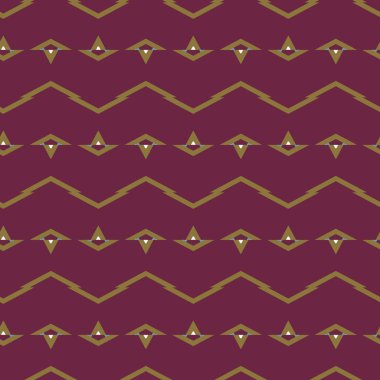 Geometrik süslemeli vektör deseni. Kusursuz tasarım dokusu.