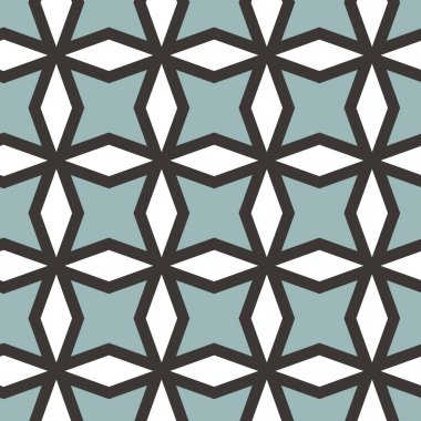 geometrik süsleme biçiminde kusursuz vektör deseni