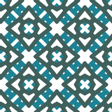 Kusursuz Vektör Deseni. Geometrik Süsleme Biçiminde Arkaplan DokusuName.