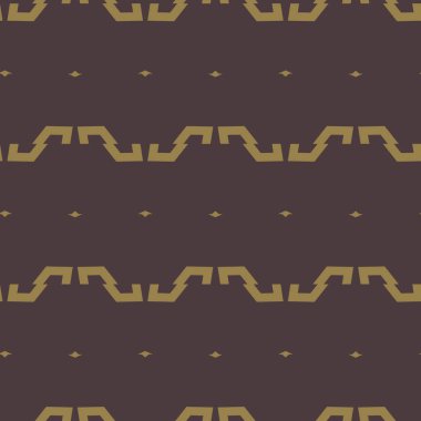 Geometrik süslemeli vektör deseni. Kusursuz tasarım dokusu.