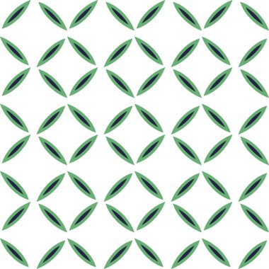 geometrik süsleme biçiminde kusursuz vektör deseni