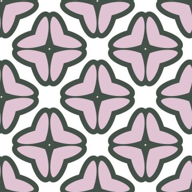 Kusursuz Vektör Deseni. Geometrik Süsleme Biçiminde Arkaplan DokusuName.