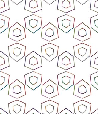 Kusursuz Vektör Deseni. Geometrik Süsleme Biçiminde Arkaplan DokusuName.