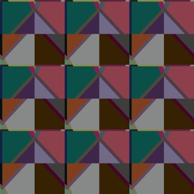 Kusursuz Vektör Deseni. Geometrik Süsleme Biçiminde Arkaplan DokusuName.