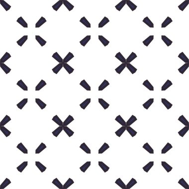 Dikişsiz geometrik süs vektör deseni. Soyut arka plan