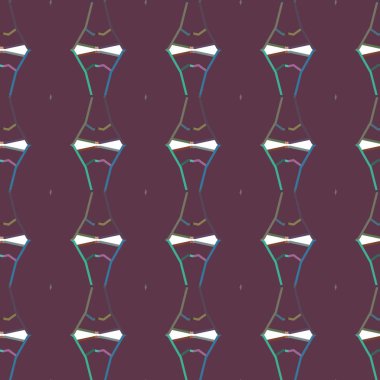 Kusursuz Vektör Deseni. Geometrik Süsleme Biçiminde Arkaplan DokusuName.