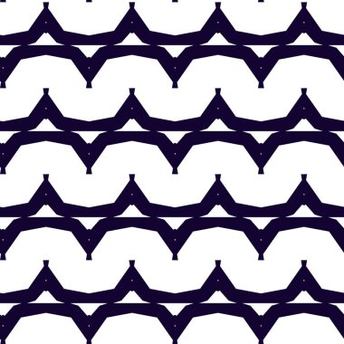 Kusursuz Vektör Deseni. Geometrik Süsleme Biçiminde Arkaplan DokusuName.