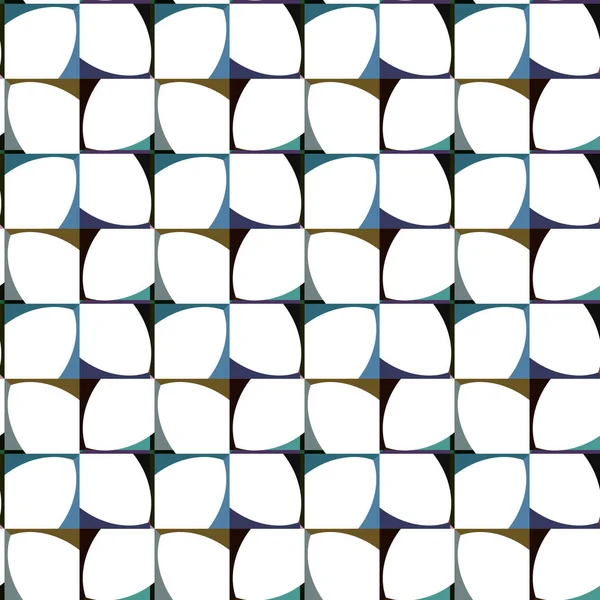 Motif Vectoriel Sans Couture Dans Style Ornemental Géométrique — Image vectorielle