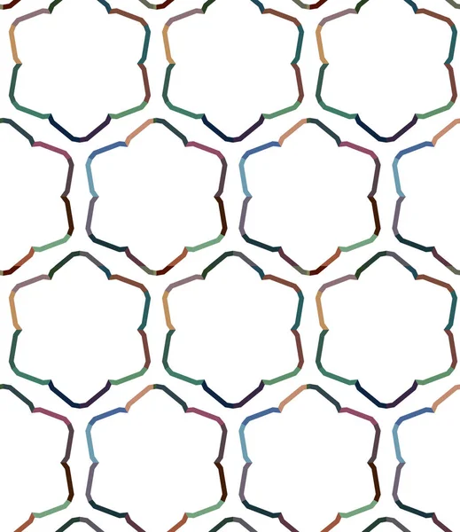 Patrón Vector Ornamental Geométrico Sin Costuras Fondo Abstracto — Archivo Imágenes Vectoriales