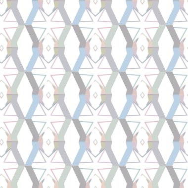 Kusursuz Vektör Deseni. Geometrik Süsleme Biçiminde Arkaplan DokusuName.