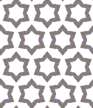 Dikişsiz geometrik süs vektör deseni. Soyut arka plan