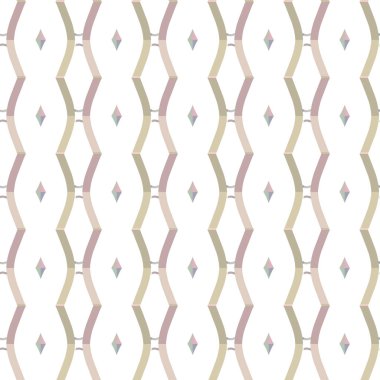 geometrik süsleme biçiminde kusursuz vektör deseni