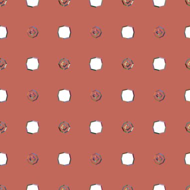 Dikişsiz geometrik süs vektör deseni. Soyut arka plan