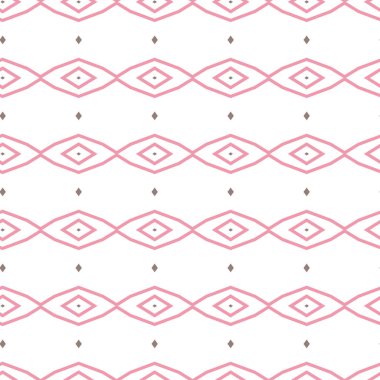 Geometrik süslemeli vektör deseni. Kusursuz tasarım dokusu.