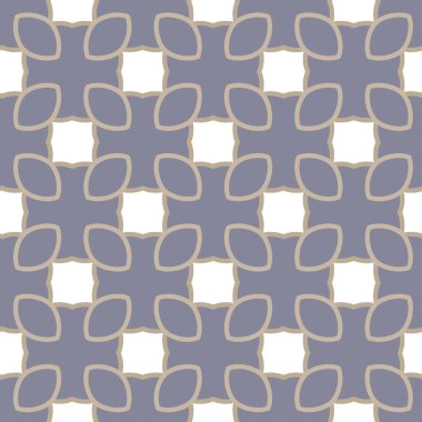 geometrik süsleme biçiminde kusursuz vektör deseni