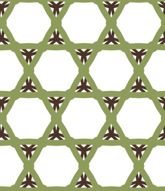 Geometrik süslemeli vektör deseni. Kusursuz tasarım dokusu.