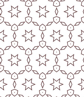 Kusursuz Vektör Deseni. Geometrik Süsleme Biçiminde Arkaplan DokusuName.
