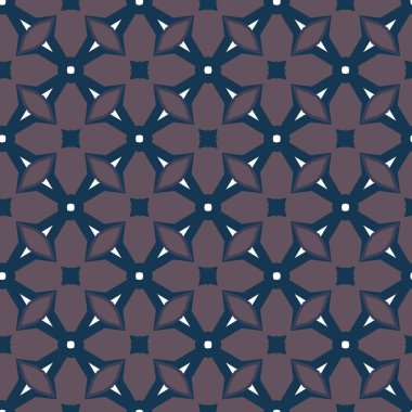 Dikişsiz geometrik süs vektör deseni. Soyut arka plan