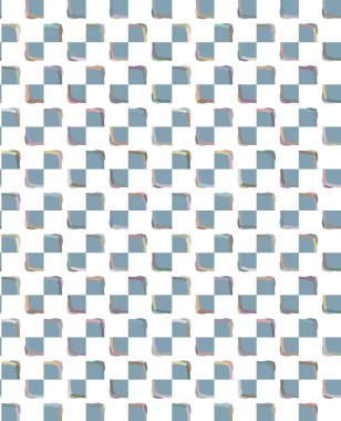 geometrik süsleme biçiminde kusursuz vektör deseni