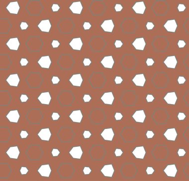 Geometrik süslemeli vektör deseni. Kusursuz tasarım dokusu.