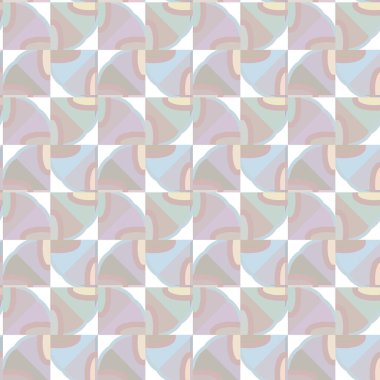 Geometrik süslemeli vektör deseni. Kusursuz tasarım dokusu.